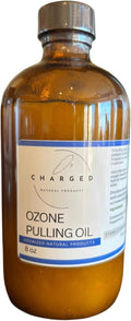 Ozone Pulling Oil, 8 oz, Ozonized Coconut Oil, Peppermint, Moisturizing, Soothing, Natural, Healing, O3 Oils