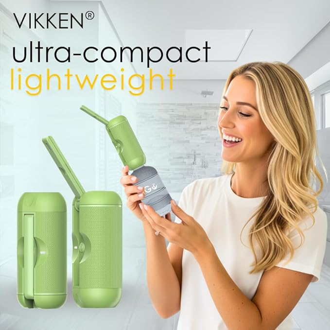 VIKKEN® 250ml iGo X Portable Travel Bidet USB-Type C Rechargeable Electric Mobile Handheld Ultra Strong Water Spray Personal Hygiene Self Care for Men & Women