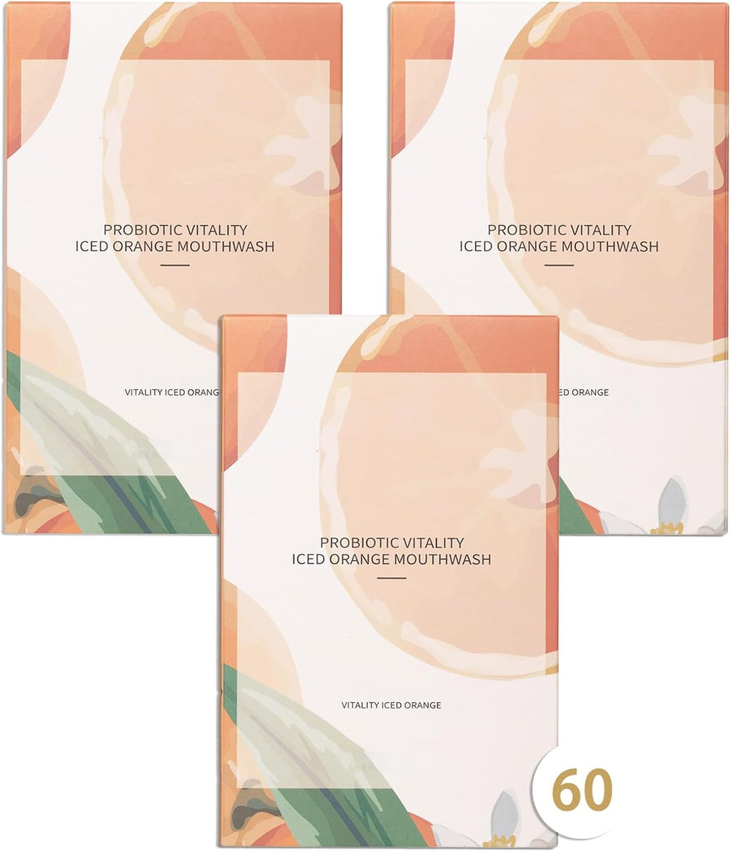 60PCS Travel Size Mouthwash,Portable Mini Mouthwash,Long-Lasting Freshness Travel Mouth Wash for Oral Care A38