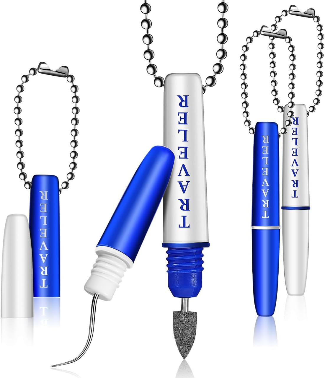 Teeth Hook Grinding Head Set - 4Pcs Tools for Teeth Cleaning Travel-Friendly Design for Oral Health Maintenance