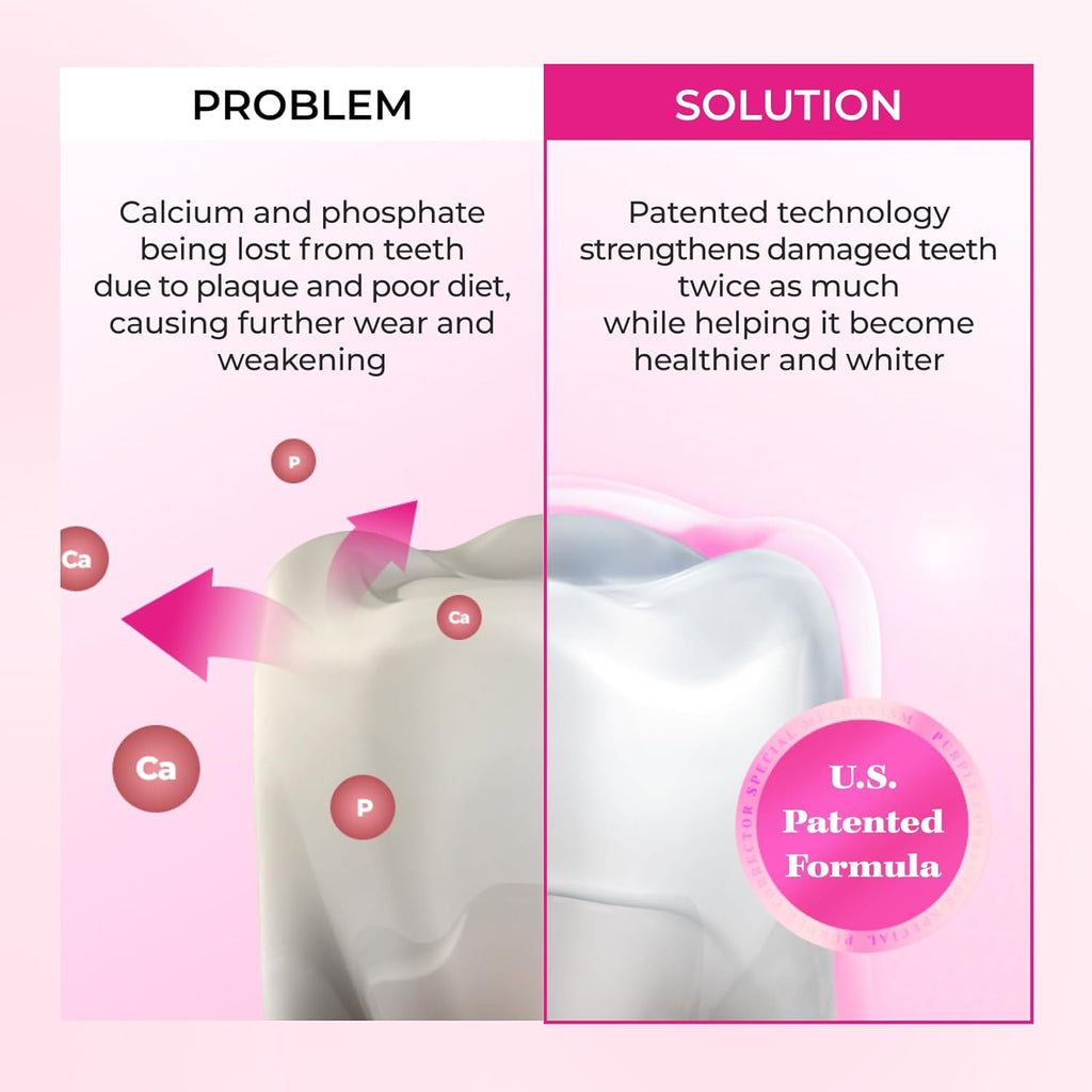 HIMALAYA PINKSALT Intensive Whitening Toothpaste - Teeth Whitening, Deep Stain Remover with Fluoride, Appropriate for Sensitive Teeth, Peroxide Free, Pink Toothpaste - Spearmint, 4.2 oz (3 Packs)