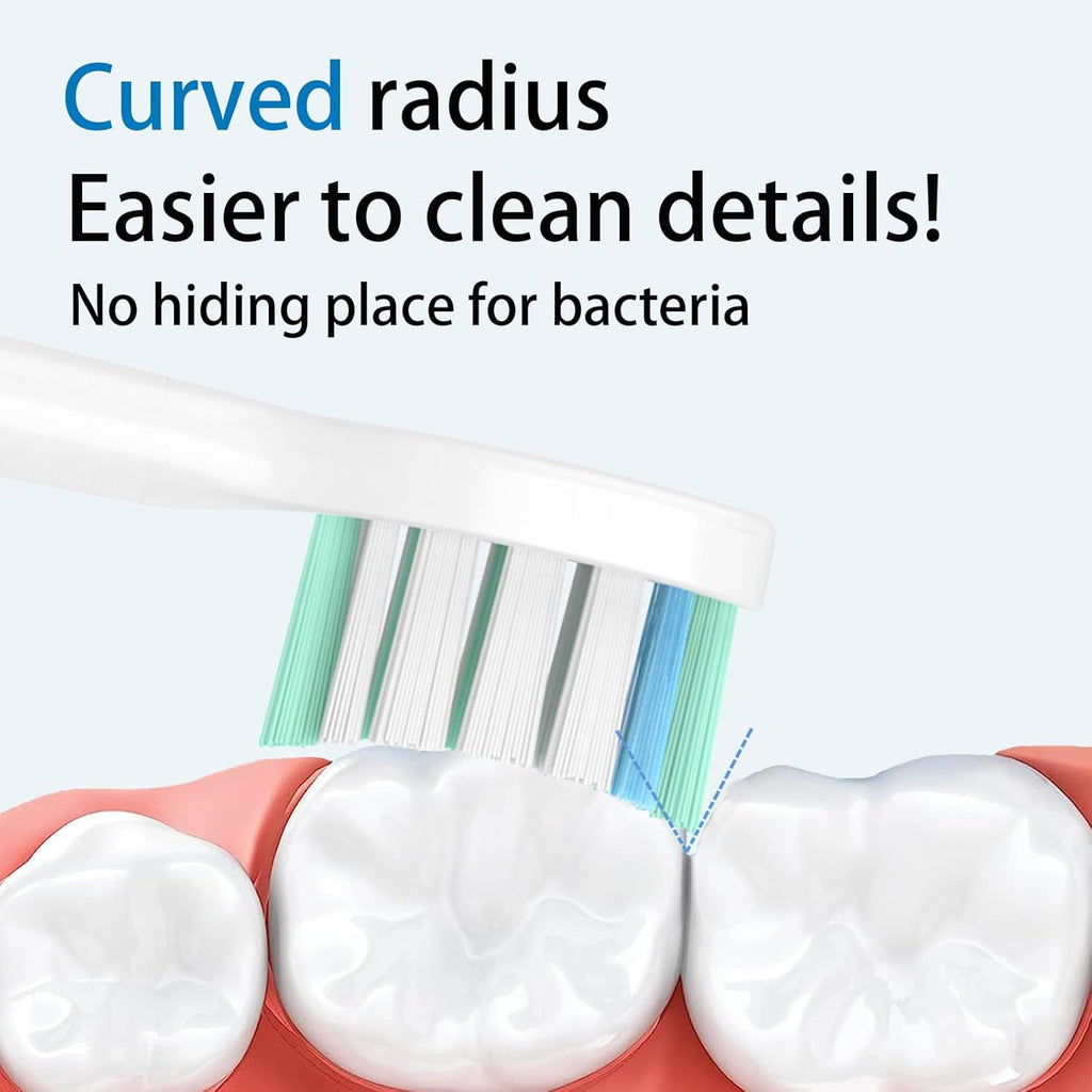 Replacement Toothbrush Heads for Philips Sonicare Replacement Heads, Replacement Brush Head Compatible with Phillips Sonicare Electric Toothbrush, 8 Pack