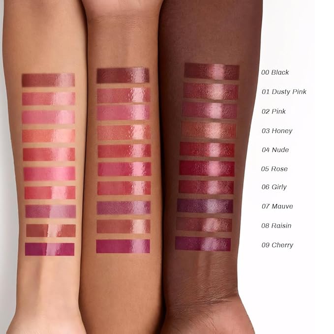 Rose Honey Lipstick Tinted Lip Balm - Shine Moisturizing Lipstick for Women, Natural Nourishing Hydrating Lip Color Gloss Stain for Dry Lips, Tint Sheer Lightweight Makeup, Vegan - 1Pc #05 Rose