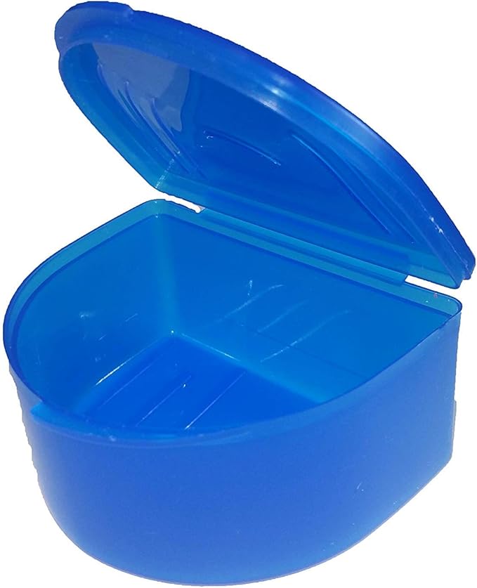 SmartGuard Premium Cleaner Crystals & Cleaning Case -(110 Cleanings)- Removes Stain, Plaque, & Bad Odor from Clear Braces, Dentures, Night Guards, Mouth Guard, & Retainers.