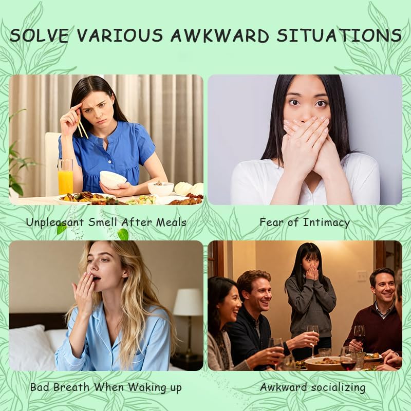 White Spearmint Oil Pulling Rinse, Cold-Pressed Coconut Mouthwash for Teeth Whitening, Powerful Organic Peppermint Oil Maintain Gum Health & Freshness Breath, Mint Mouthwash (8 fl oz)