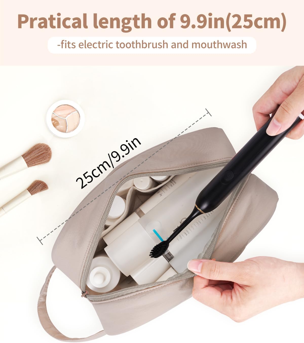 Narwey Travel Toiletry Bag for Women Traveling Dopp Kit Men Travel Bag for Toiletries Cosmetic Bag Makeup Bag Medicine Bag for Traveling