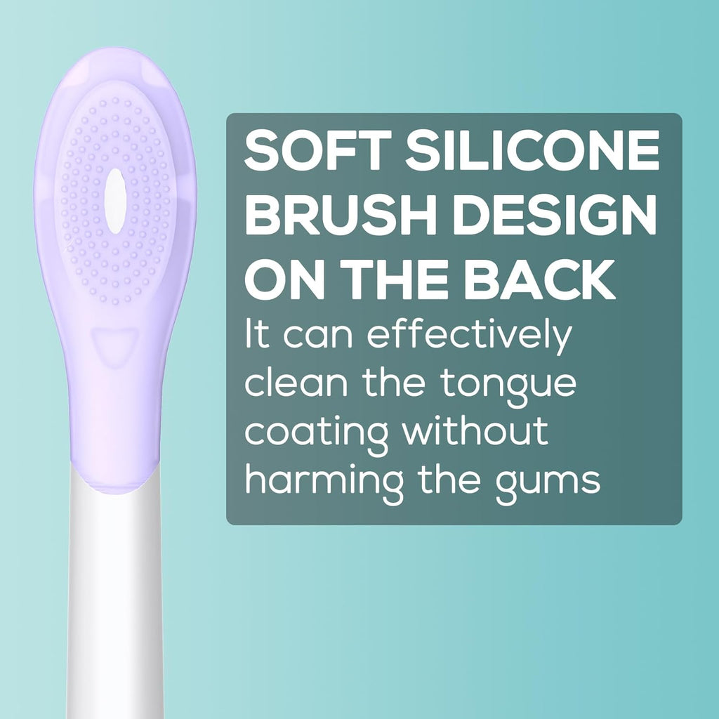 ASYH 4Pcs Replacement Toothbrush Heads Compatible with Philips Sonicare Snap-on Electric Toothbrushes, Medium Soft Brush Heads (Orange)