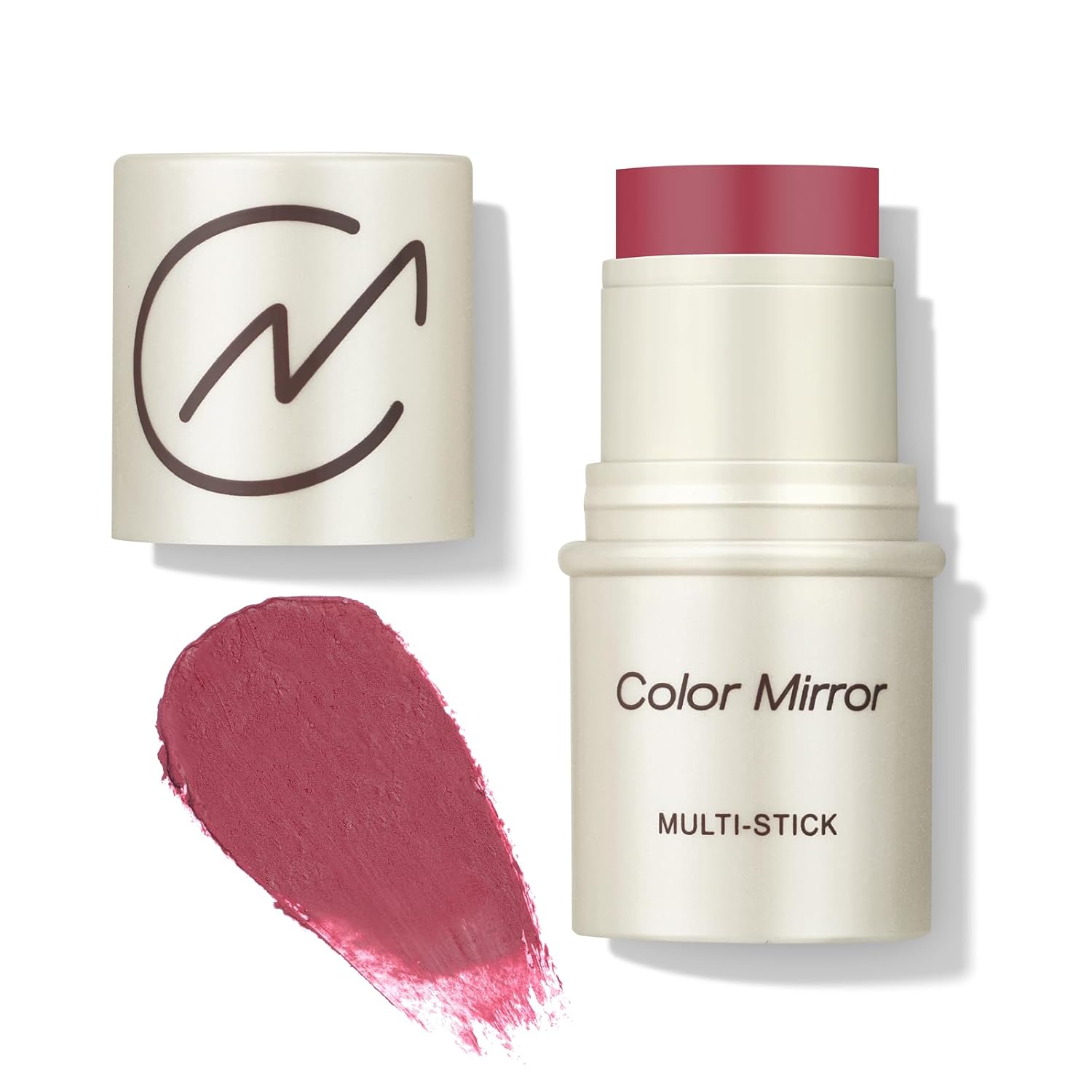 Multi-Use Makeup Stick - Blush, Lipstick, Eyeshadow & Highlighter For All Skin, Buildable Color, Long-Lasting, Lightweight, Natural Soft Finish(25 Peony Matte), 0.158 oz