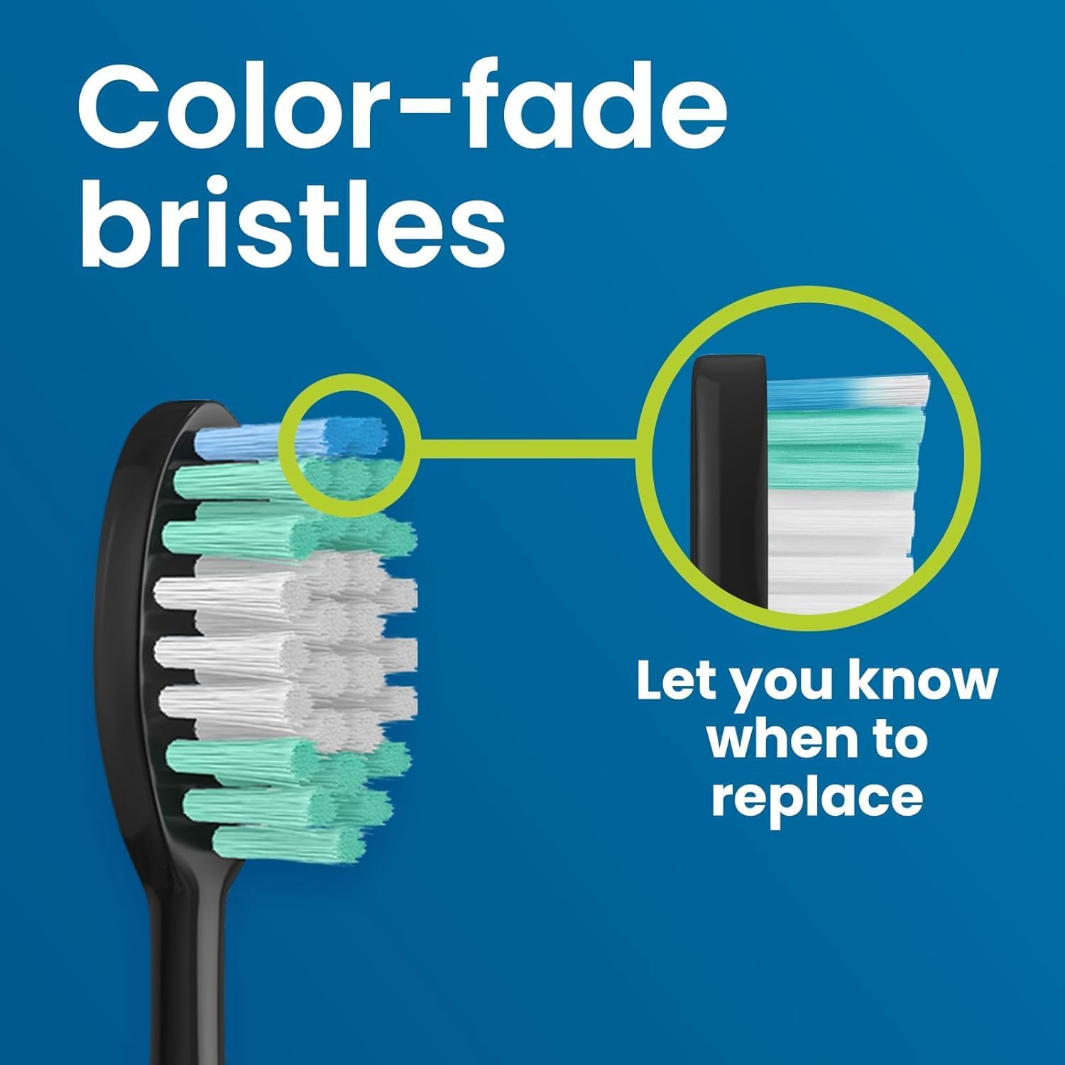 Replacement Toothbrush Heads 16 Pack Compatible with AquaSonic Black Series, Vibe Series, and Duo Series Pro Electric Toothbrush, Black