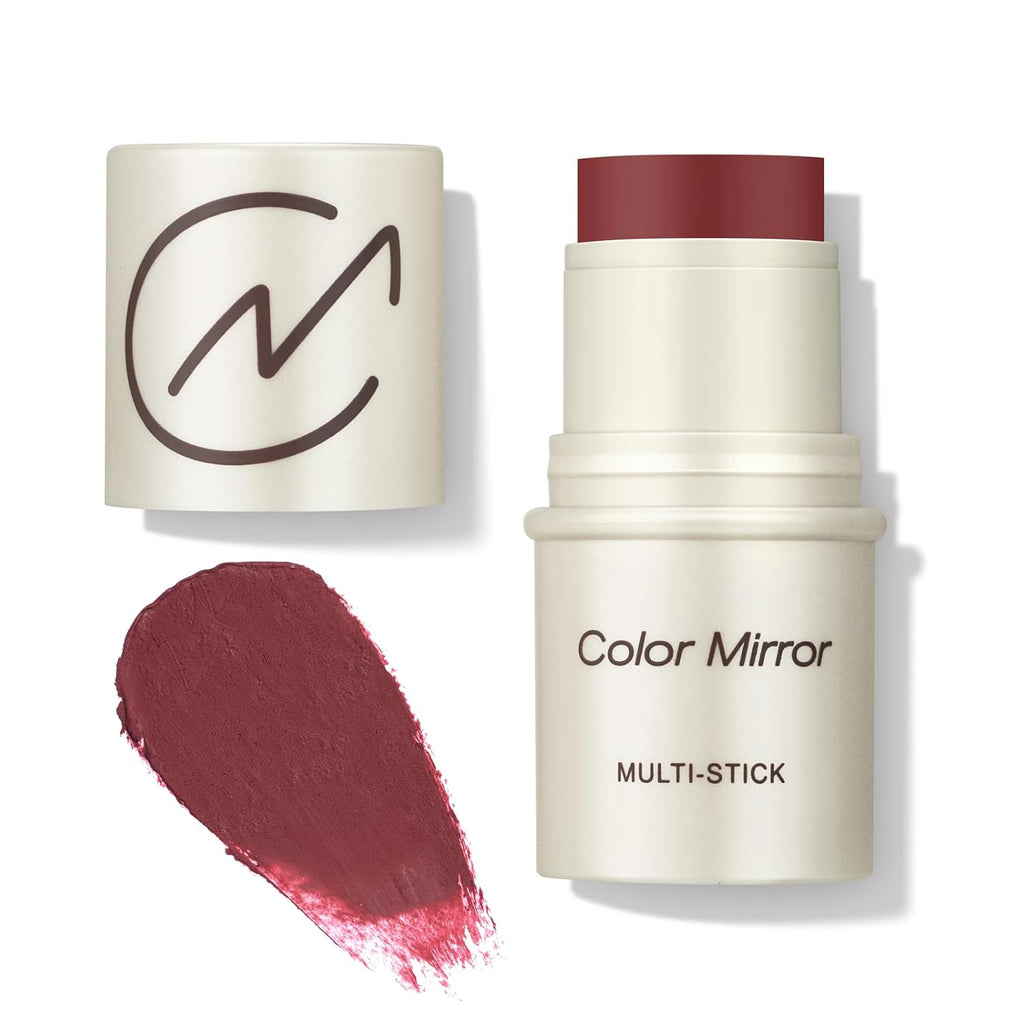 Multi-Use Makeup Stick - Blush, Lipstick, Eyeshadow & Highlighter For All Skin, Buildable Color, Long-Lasting, Lightweight, Natural Soft Finish(40 Chilli Matte), 0.158 oz