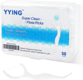 Dental Floss Picks 50 Count, Travel Floss Picks Extra Strong Flosser Professional Tooth Picks Flossers for Adults with Portable Case, Toothpicks Floss Sticks for Teeth Cleaning and Oral Care