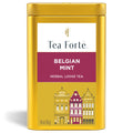 Tea Forte Belgian Mint Premium Loose Leaf Caffeinated Herbal Tea Blend Canister, Makes 35-50 Cups