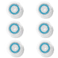 Clarisonic Facial Cleansing Brush Head Replacement for Mia 1, Mia 2, Mia Fit, Alpha Fit, Smart Profile Uplift, Deep Pore, 6 Count