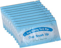 100 PCS Deep Cleaning Finger Toothbrush Teeth Cleaning Whitening Wipes for Oral Brush Ups Mint Flavor