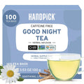 HANDPICK, Good Night Tea Bags (100 Count) Night Time Herbal Tea | Caffeine Free | Floral Blend - Lavender, Chamomile, Peppermint | Natural Tea, Perfect for Bedtime