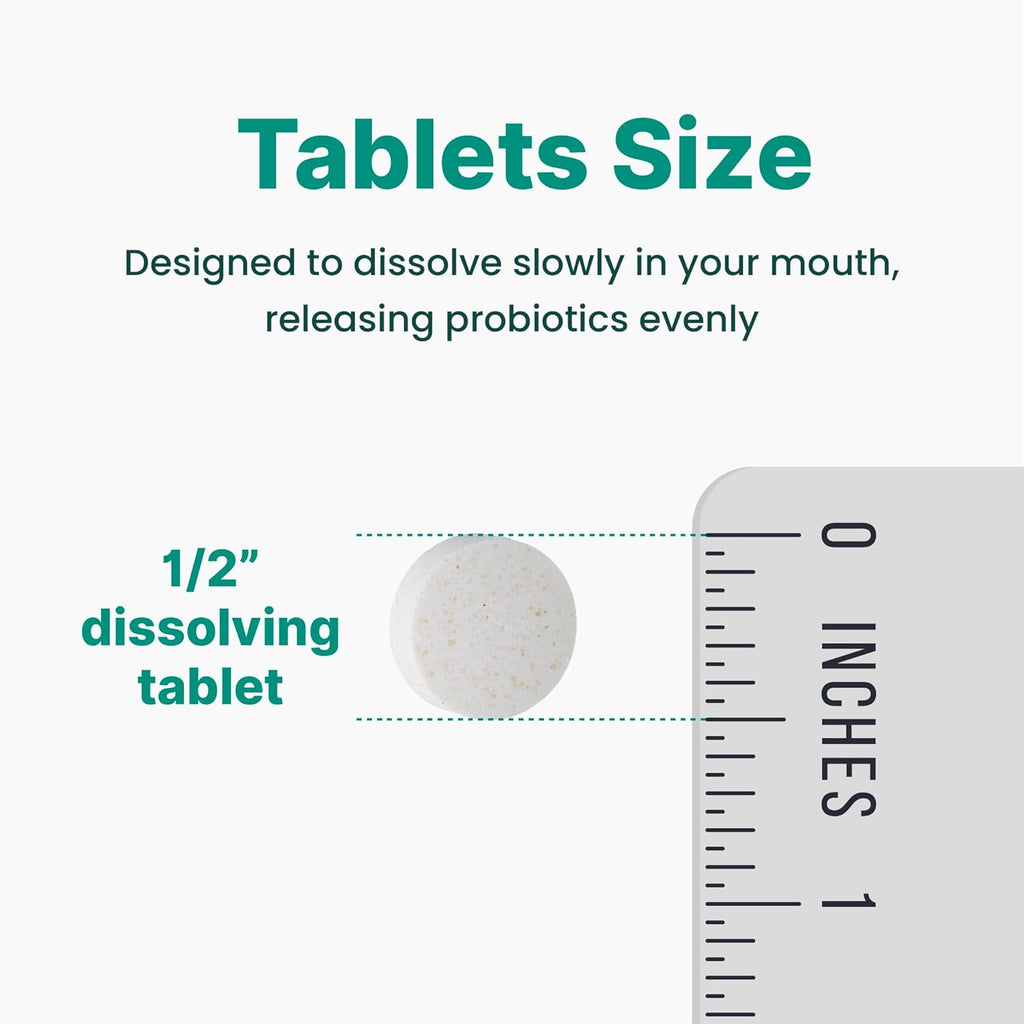 K-Nutra Dentifresh Mint Xylitol Tabs – Oral Probiotics for Bad Breath, Dry Mouth & Fresh Breath, 7 Billion CFU, Sugar-Free, GMO-Free, Gluten-Free, Natural Mint Flavor, 30 Tablets (Improved Formula)