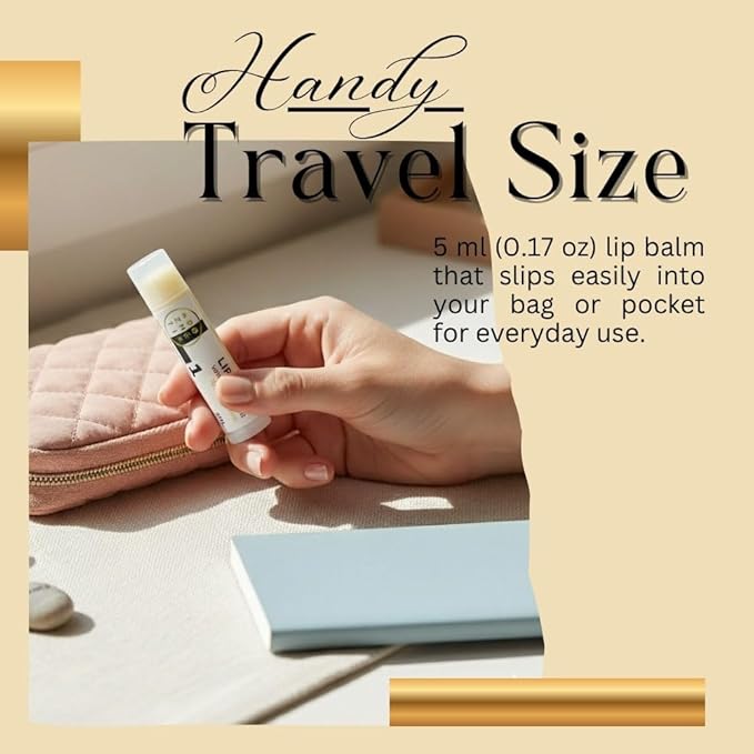 L1 Natural Lip Balm Vanilla Coconut | Natural Moisturizing Care With Almond Oil, Cocoa Butter, Beeswax & Shea Butter | Organic Hydrating Repair Formula For Soft, Smooth & Healthy Lips