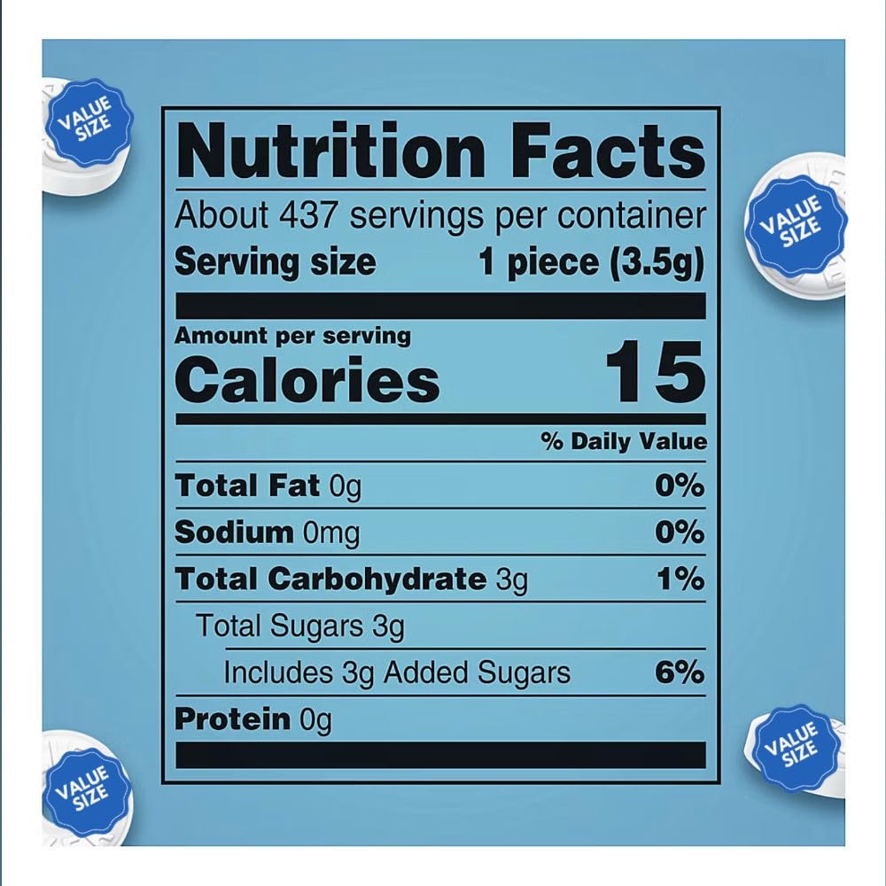 LifeSave Pep O Mint Breath Individually Wrapped Mints, 3.5 lbs Bag w/A Storage Bag