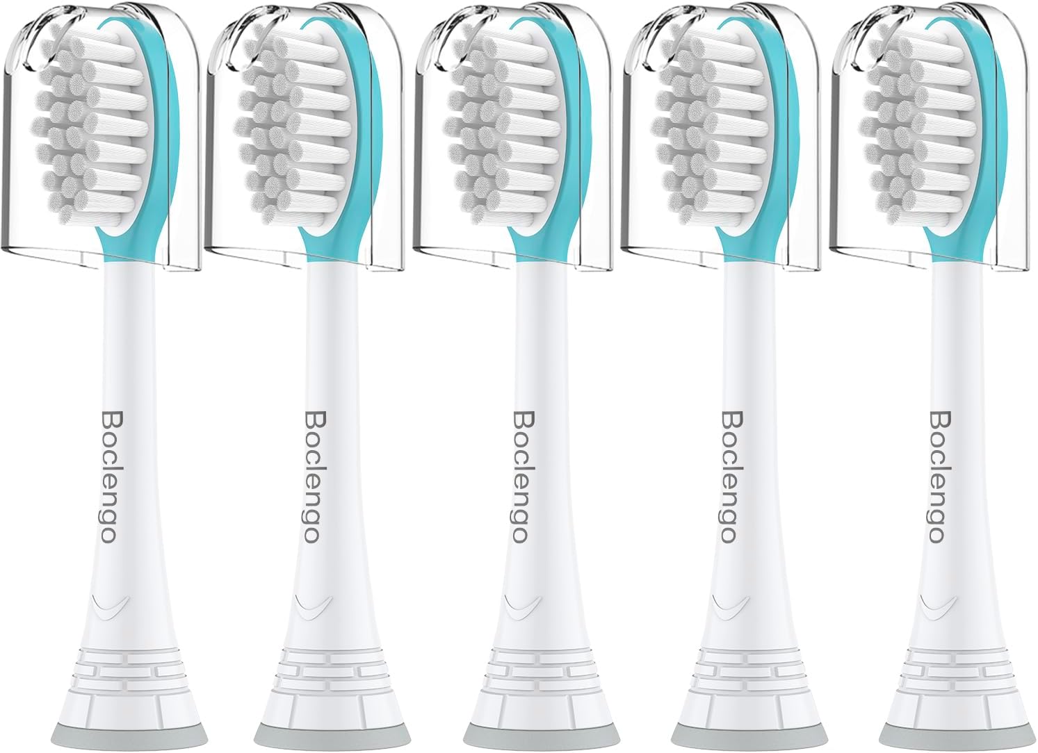 Kids Replacement Brush Heads for Philips Sonicare Kids Toothbrush Heads,for Phillips Sonicare HX6032/94, HX6340,HX6321,HX6330,HX6320, Standard Brush Head for Child 6-12 Boy Girl, 5 Pcs,Blue