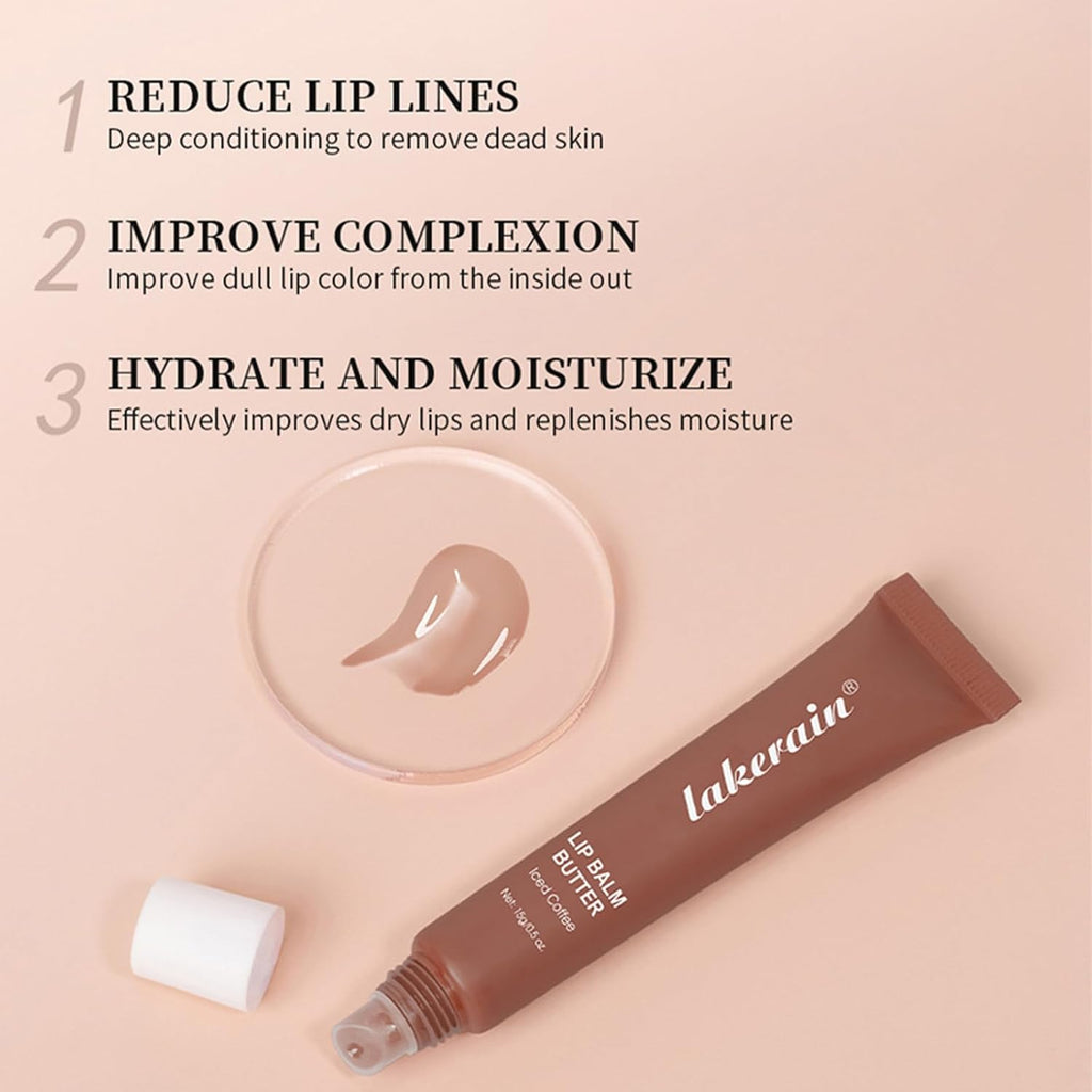 Petansy 4PCS Special Lip Balm - Conditioning Lip Mask and Lip Balm for Instant Moisture,Natural Ingredients Vegan Non-Sticky Lip Glowy Balm，Soothing Lip Care