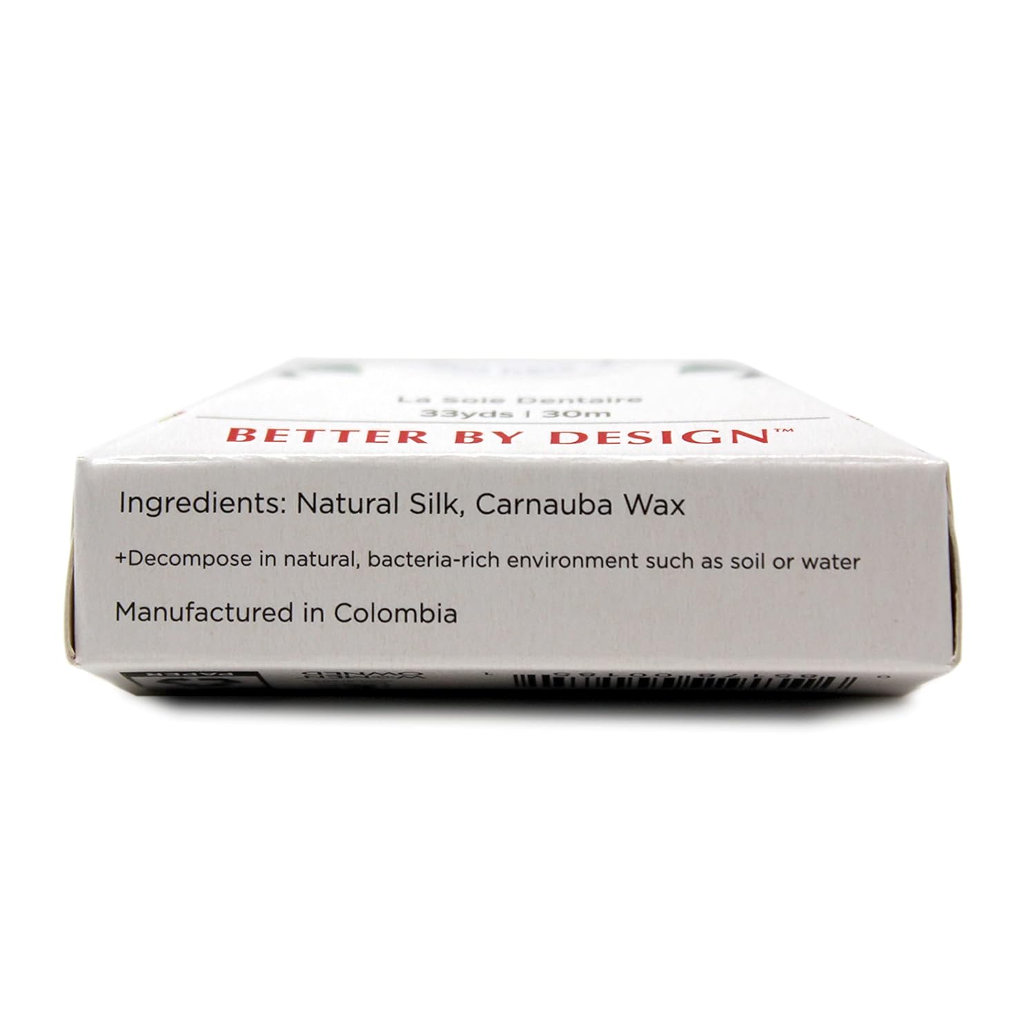 RADIUS Dental Floss, Natural Floss, Unscented Silk, 33 Yards, Compostable & Non-Toxic Oral Care Designed to Help Fight Plaque, Pack of 6