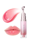 Hydrating Brightening Lip Serum, Smooth Tinted Lip Stain, Plumping Lip Gloss with Polypeptide Squalane, Moisturizing Balms, Brighten Dark Lips, Korean Beauty Makeup (01 Baby Pink)