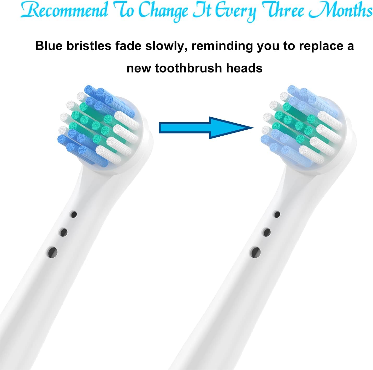 Replacement Toothbrush Heads for Oral B Electric Precision Clean Compatible with Oralb Brush Heads - 16 Pack