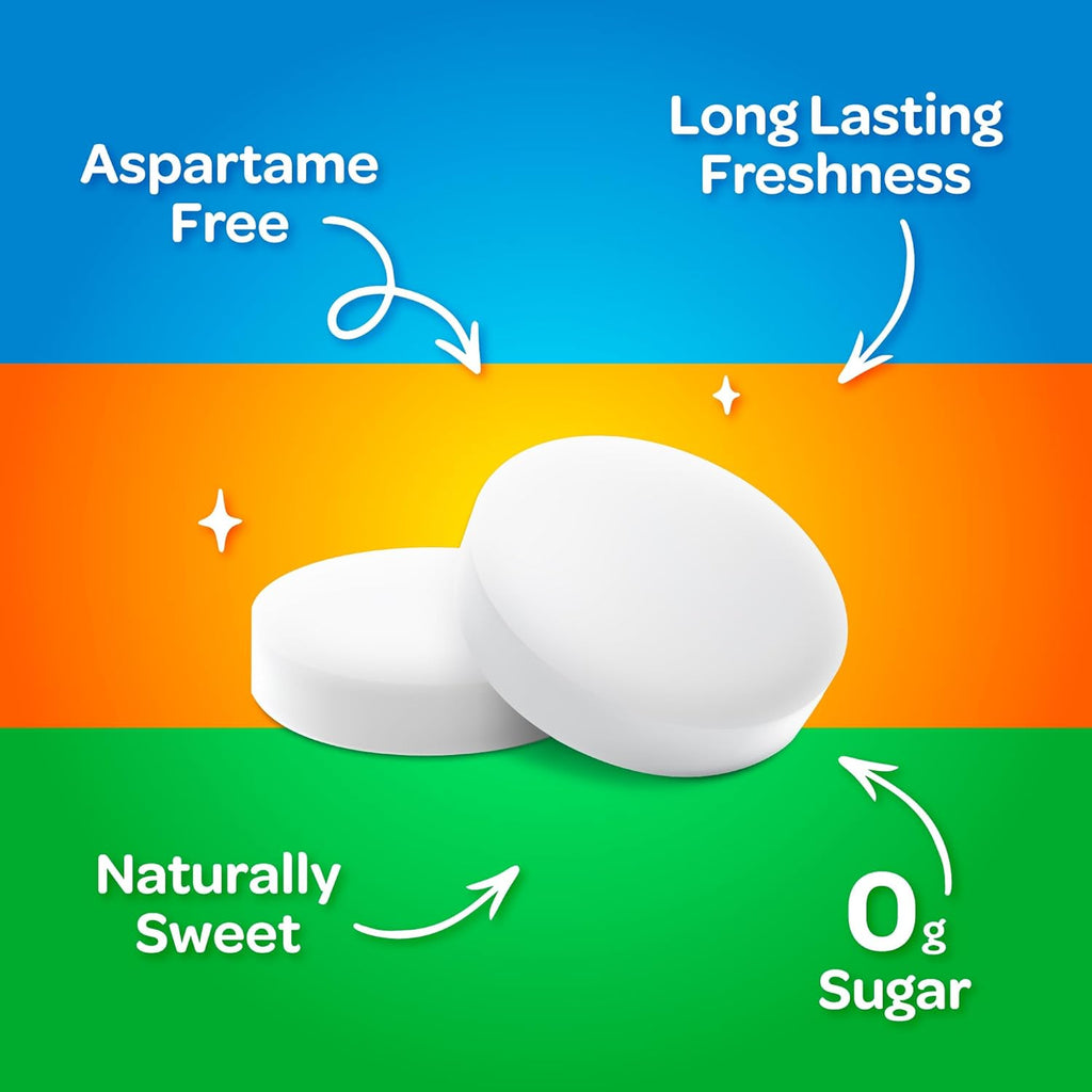 PUR Mints | Aspartame Free Breath Mints | Made with Xylitol | Sugar Free, Vegan, Gluten Free | Natural Flavor, Variety Pack | 65 Pieces in Re-Sealable pouch (Pack of 3)