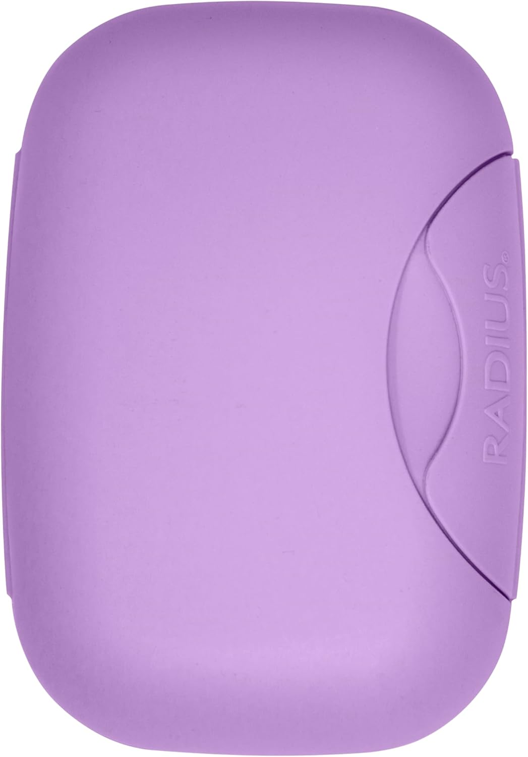 RADIUS Travel Case Value Pack, 3 Count (Toothbrush, Razor, Soap), BPA-Free Recycled Plastic, Portable for Bathroom, School, Home, Camping - Lavender