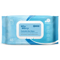 WhyWorry Flushable Wipes for Adults, Extra Large 8"x10" Butt Wipes for Toilet & Personal Cleansing, with Chamomile and Vitamin E, 100% Plant-Based, Septic & Sewer Safe, Sea Incense, 48 Count