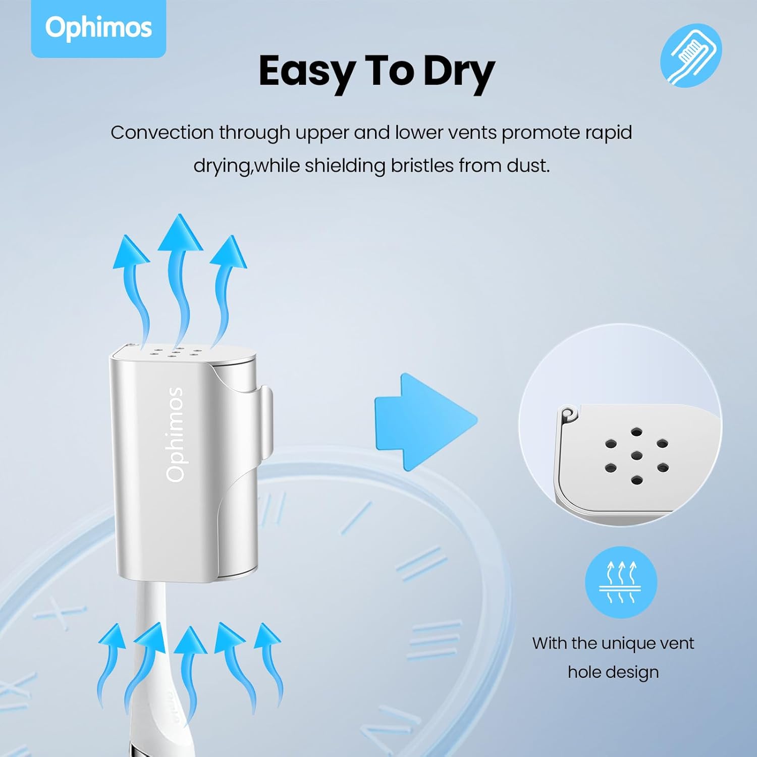 Aluminum Alloy Toothbrush Head Cover/Cap/Protector Case,Travel Toothbrush Covers Long-lasting Toothbrush Head Caps for Most Electric/Manual Brushes, 2 Count