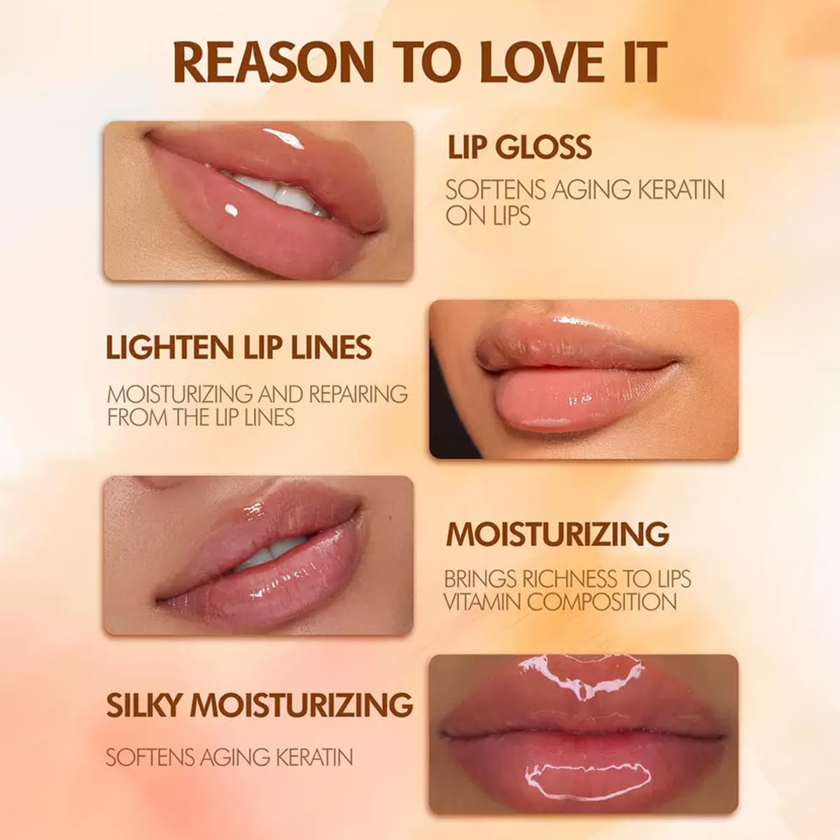 Honey+Strawberry+Apple Lime+Watermelon Lip Balm Lip Mask, Moisturizing Lip Sleeping Mask, Hydrate Repair Prevent Dry Cracked Lip (Watermelon+Apple Lime+Strawberry+Honey)