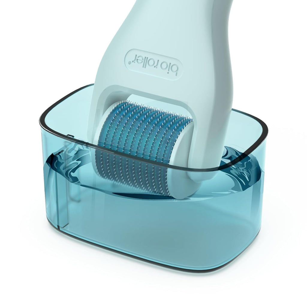 10 In 1 roller kit Face Massager Jade Ice Roller Microneedling Derma Rolling System Facial Cleaning Brush With Travel Case