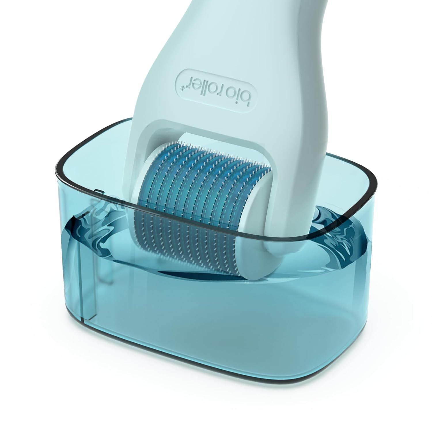 10 In 1 roller kit Face Massager Jade Ice Roller Microneedling Derma Rolling System Facial Cleaning Brush With Travel Case