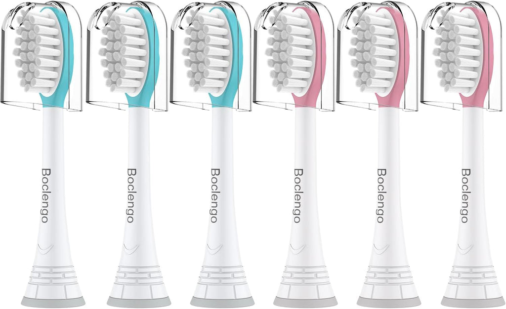 Kids Replacement Heads for Philips Sonicare Kids Toothbrush Heads,for Phillips Sonicare HX6042/94, HX6340,HX6321,HX6320/30,Standard Child Brush Head for Philips Sonic Care,Boy Girl,6 Pcs
