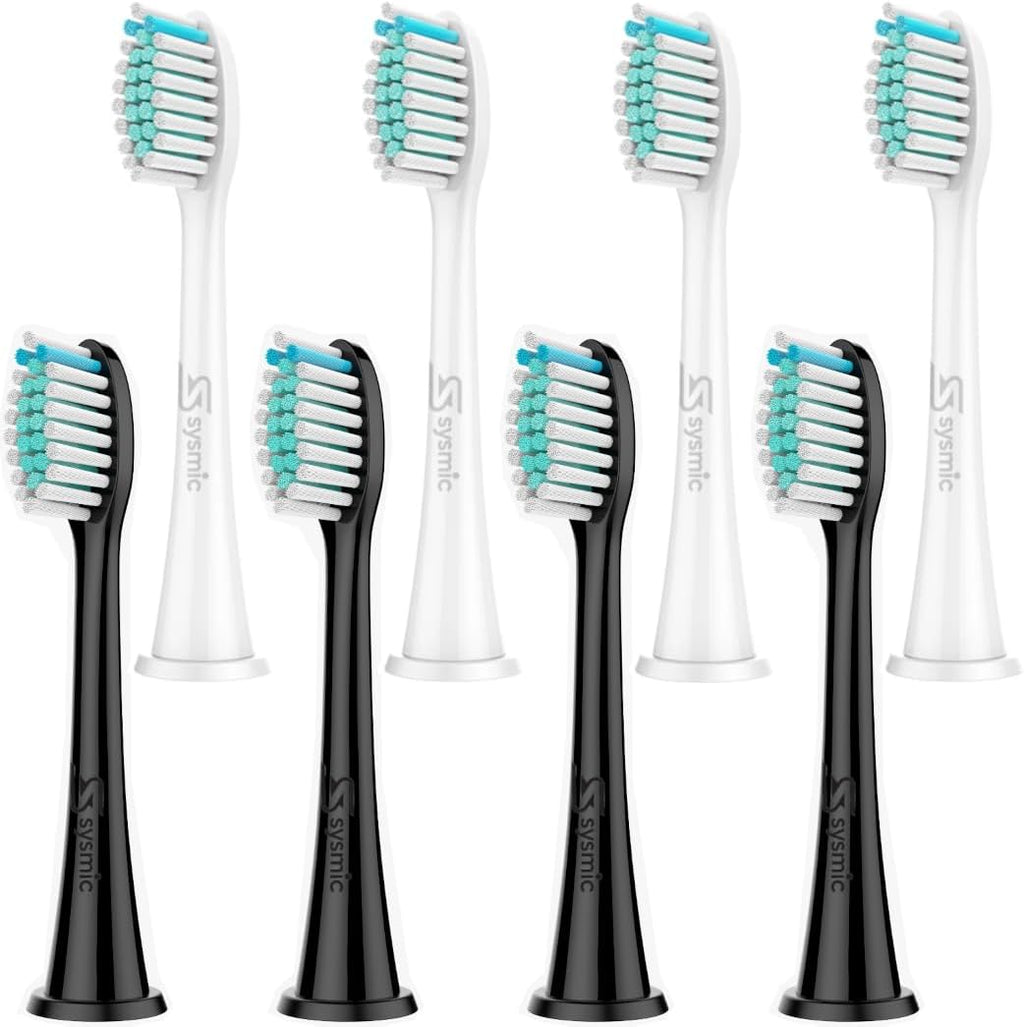 SYSMIC Replacement Toothbrush Heads Compatible with Philips Sonicare Electric Toothbrush 8 Pack