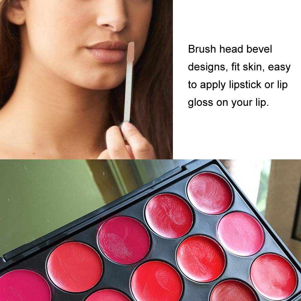 100pcs/Set Disposable Lip Brushes Make Up Brush Lipstick Lip Gloss Wands Applicator Tool Makeup Beauty Tool Kits Green