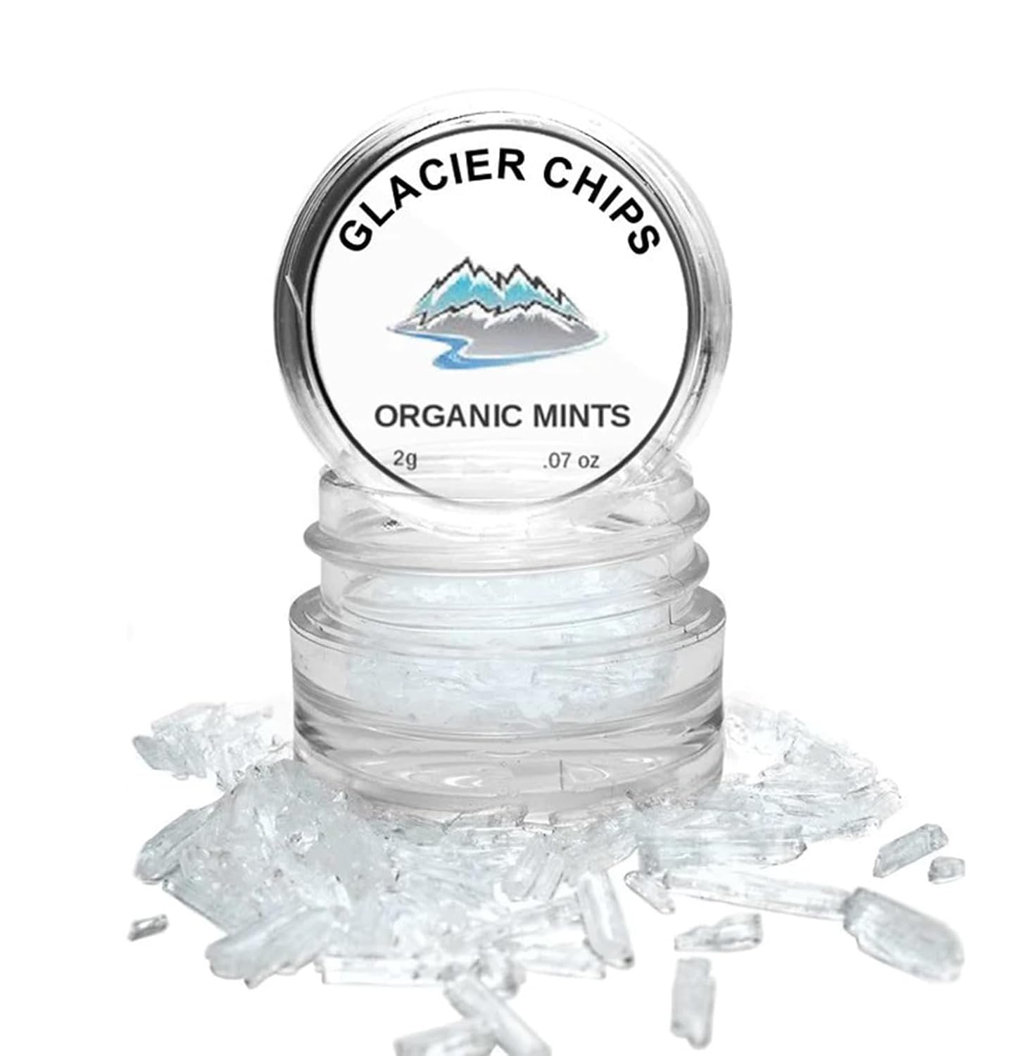 Dale Audrey Ayurvedic Glacier Chips Fresh Breath Candy | Made With Natural Mint Oils | Helps Eliminate Bad Breath and Dry Mouth | Organic Travel Mints, Vegan