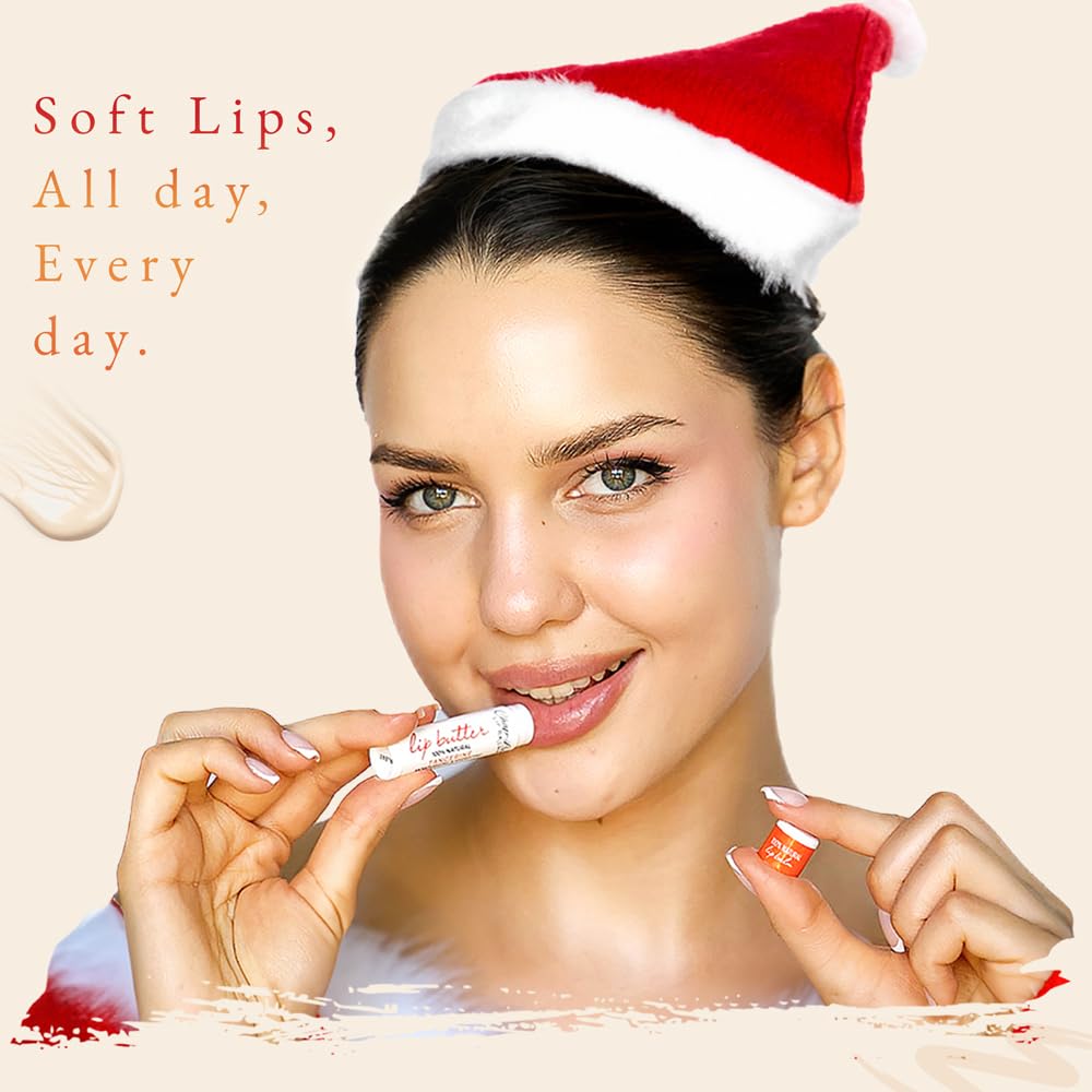 CHAP-LIP 100% All Natural Lip Balm Hydrating Bulk Chap Stick with Fruit Flavors, Coconut Oil, Cocoa Butter - Christmas Gift Stocking Stuffers Lip Therapy Pack for Men and Women - Made in USA, 24 Pack