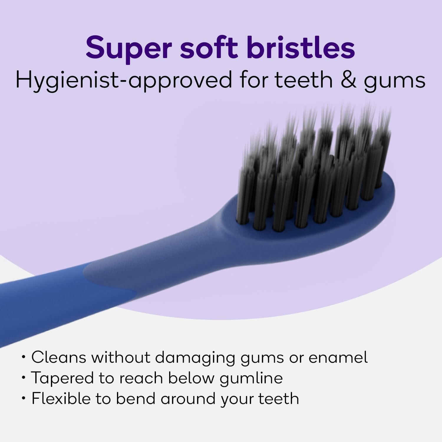 Burst Curve Sonic Electric Toothbrush for Adults (Cobalt Blue) | Slim Travel Brush with Cover | Ultra Soft Bristles | Up to 2 Month Rechargeable Battery | Two Modes & Timer