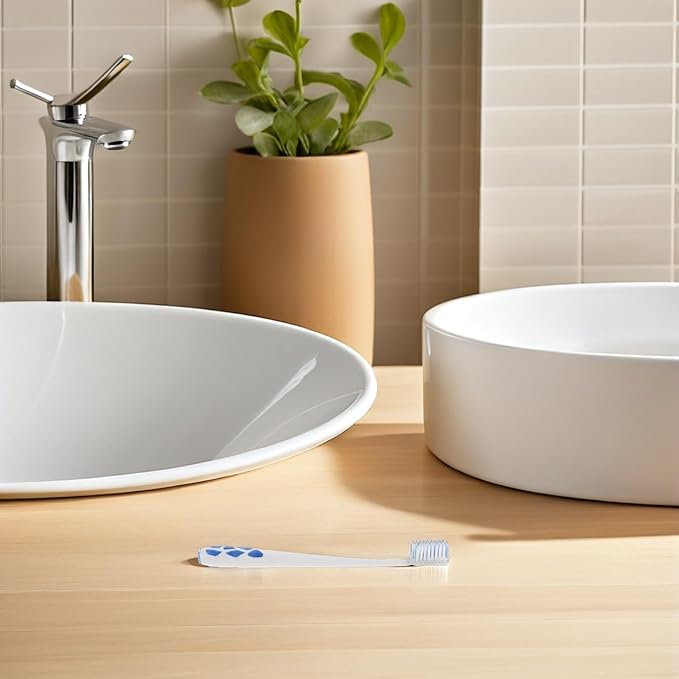 4pcs Shaped Toothbrush Soft Luxury Bristles with Rotating Head for Deep Cleaning Gentle Sensitive Gums Family Pack for Daily Oral Care