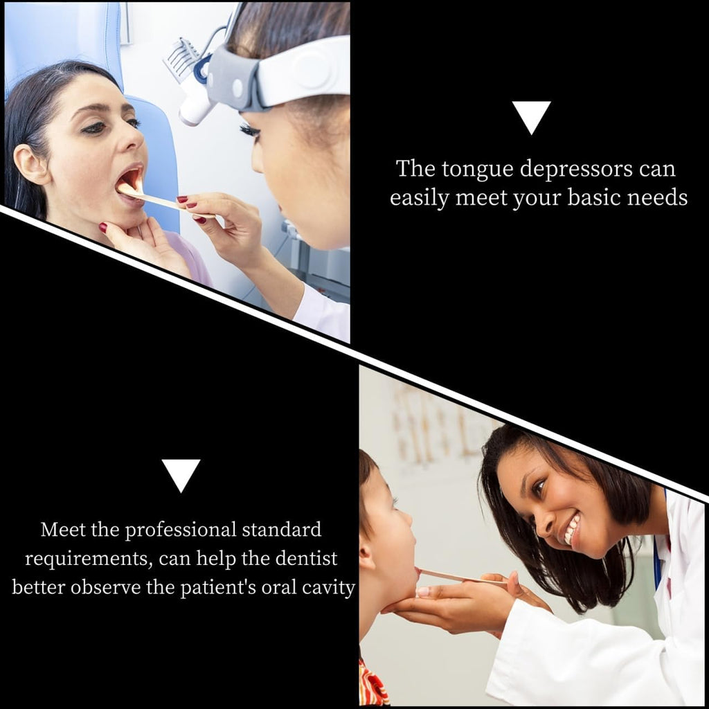 20pcs Plastic Tongue Scrapers, Lip Cheek Retractors, Tongue Depressor Spatulas for Instrument Healthy Oral Care Help Fight Bad Breath