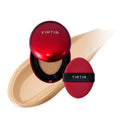 [*Mini Size*] TIRTIR Mask Fit Red Cushion Foundation | Full coverage, Weightless, Skin fit, Satin Glow Finish, Korean Makeup BB Foundation, beauty, Tattoo cover up, Buildable (#27N Camel, 0.15 Fl Oz)