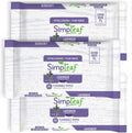 Simpleaf Flushable Wet Wipes Lavender | Plastic Free, Paraben & Alcohol Free | Hypoallergenic & Safe for Sensitive Skin | Soothing Aloe Formula | Adult Toilet Wipes (3 x 50 Counts Pack) 150 Counts