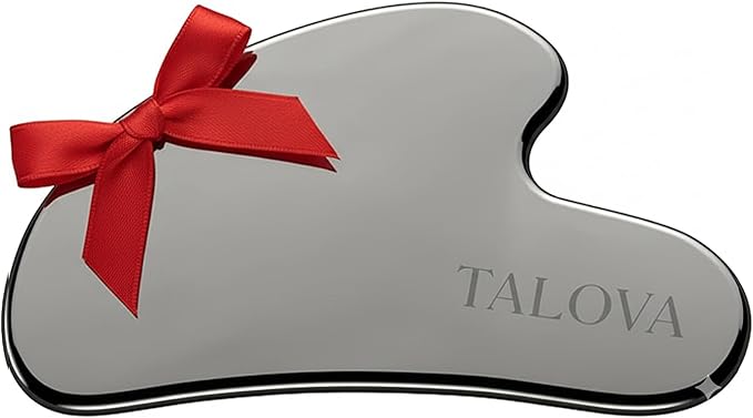 304-Grade Stainless Steel Gua Sha Facial Tool, Easing Facial Tension, Massage and Sculpting Tool for Face and Body, Encourage Lymphatic Drainage, Jawline Sculptor, Skin Care Gift