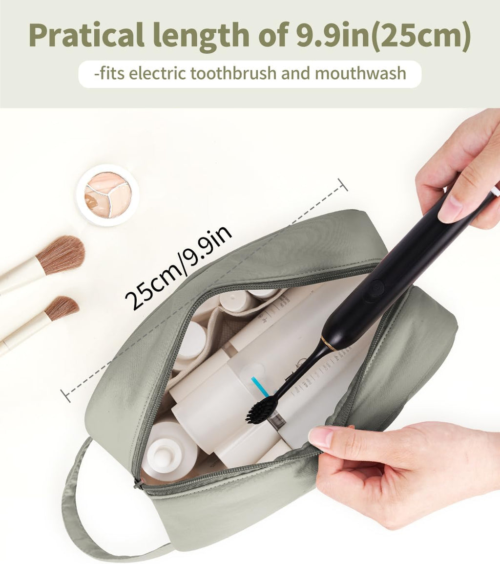 Narwey Travel Toiletry Bag for Women Traveling Dopp Kit Men Travel Bag for Toiletries Cosmetic Bag Makeup Bag Medicine Bag for Traveling