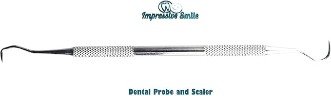 #1 Dentist Tools Kit – A Grade Stainless Steel Dental Hygiene Set, Tarter Remover, Dental Pick, Dental Scraper, Mouth Mirror and Free Protective Case