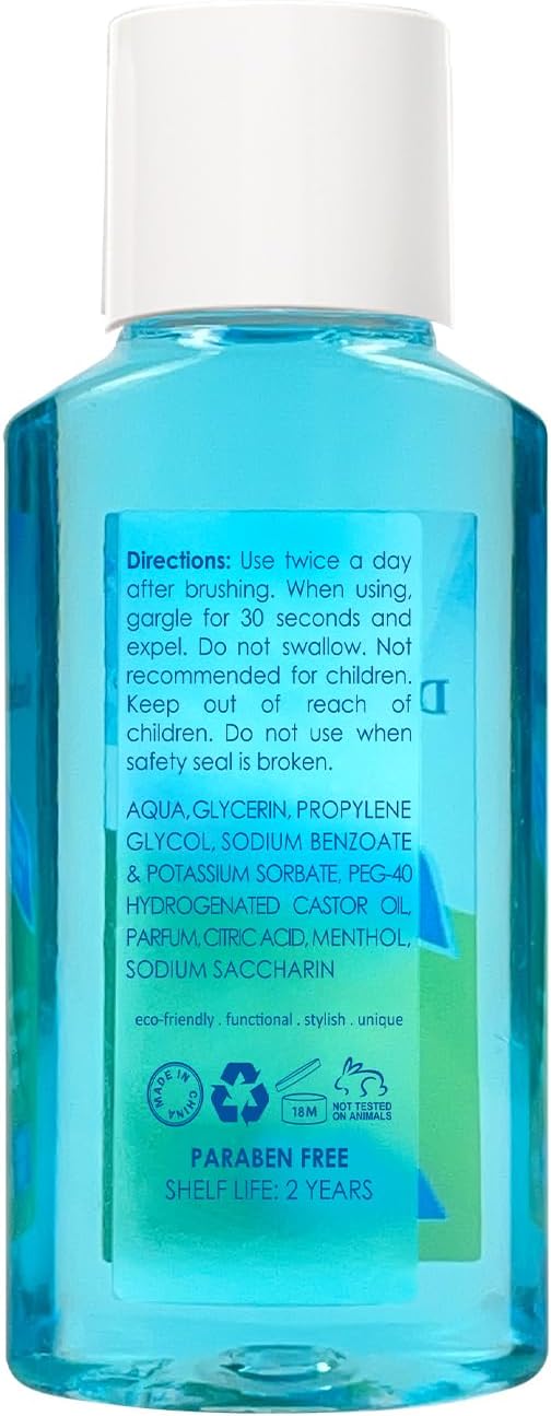 Mouthwash Travel Size, Portable Original Mint, 35ml/1.2oz (48 Pack)