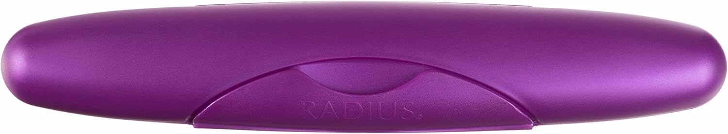 RADIUS Toothbrush Portable Travel Case Kit Standard Toothbrush Soap Razor Case Storage Box for Travel BPA Free 3 Count - Amethyst Purple