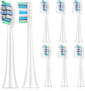 Replacement Toothbrush Heads for Philips Sonicare：8 Pack Soft Replacement Electric Brush Head Compatible with Phillips Sonicare Snap-on System